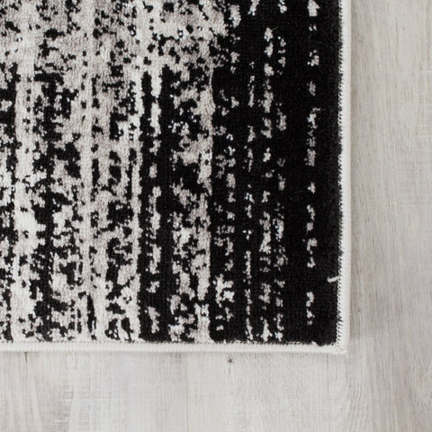 Meridian A608_0767 Red Distressed Rectangles Area Rug by Novelle Home