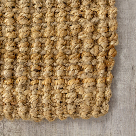 Naturals 2235 Chunky Boucle Jute Area Rug by Kalora Interiors