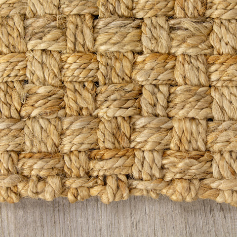 Naturals 2236 Jute Basketweave Area Rug by Kalora Interiors