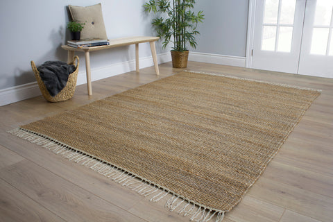 Naturals 7130 Braided Jute Area Rug by Kalora Interiors