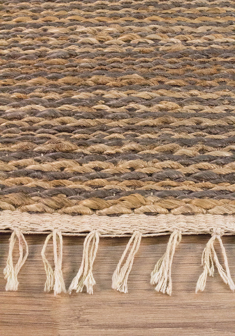Naturals 7130 Braided Jute Area Rug by Kalora Interiors