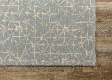 Nordic 46011_500 Blue Cream Tessellations Rug By Kalora Interiors