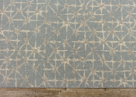 Nordic 46011_500 Blue Cream Tessellations Rug By Kalora Interiors
