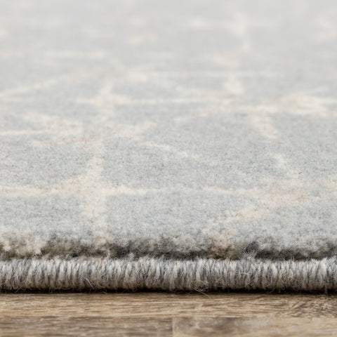 Nordic 46011_500 Blue Cream Tessellations Rug By Kalora Interiors