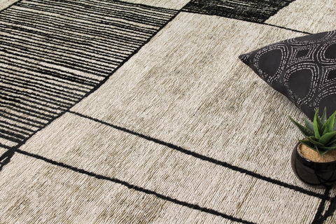 Orienta 5367_04 Grey Abstract Pen Drawing Rug By Kalora Interiors