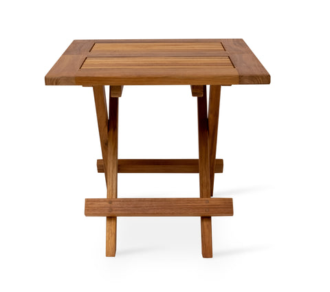 Paramount Teak Folding Square End Table by sohoConcept