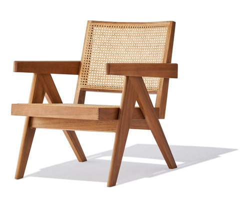 Pierre J Arm Teak Full Wicker Lounge by sohoConcept
