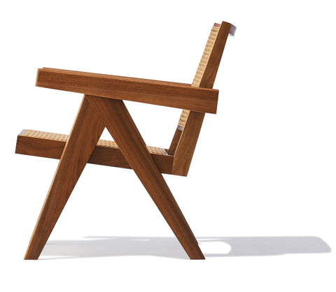 Pierre J Arm Teak Full Wicker Lounge by sohoConcept