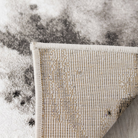 Paladin 3368_28 Black Grey Paint Drips and Lines Area Rug by Novelle Home