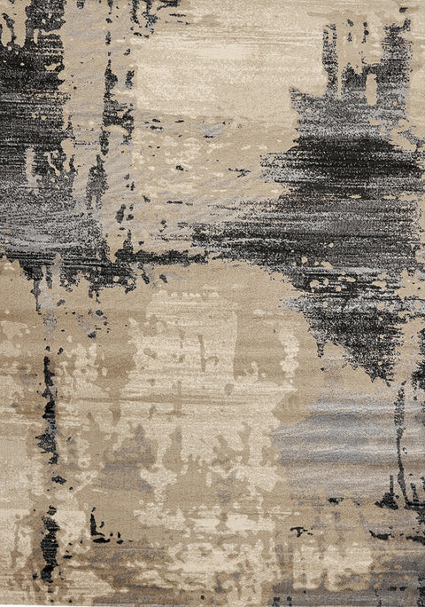 Platinum 3097_26 Organic Haze Grey Area Rug by Kalora Interiors