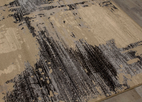 Platinum 3097_26 Organic Haze Grey Area Rug by Kalora Interiors