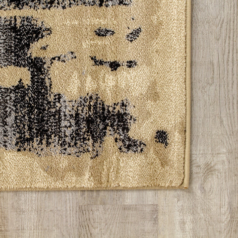 Platinum 3097_26 Organic Haze Grey Area Rug by Kalora Interiors