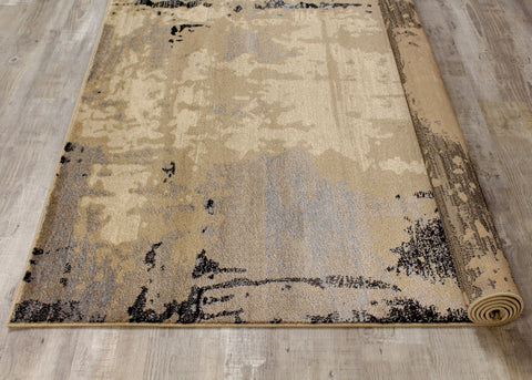 Platinum 3097_26 Organic Haze Grey Area Rug by Kalora Interiors