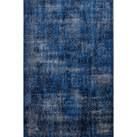 Abigail RABI-30413 Cobalt Blue Hand Knotted Wool and Cotton Area Rug by Renwil