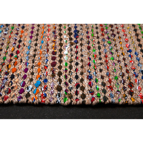 ACASIA RACA-13686 Hand Woven Multicolour Jute Area Rug by Renwil