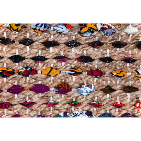 ACASIA RACA-13686 Hand Woven Multicolour Jute Area Rug by Renwil