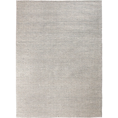 BEDFORD 3 RBED-20172 Cream And Light Grey Hand Woven Wool Area Rug by Renwil