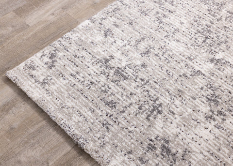 Ravine Grey Cream Distressed Rug by Kalora Interiors