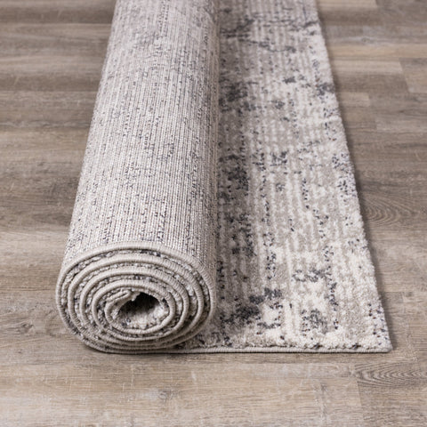 Ravine Grey Cream Distressed Rug by Kalora Interiors