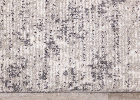 Ravine Grey Cream Distressed Rug by Kalora Interiors
