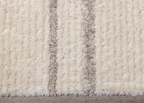 Rondo Cream Beige Shag Rug by Kalora Interiors