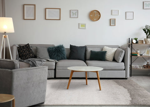 Sable Grey Sandy Banks Rug by Kalora Interiors