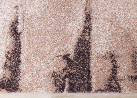 Sable Pink Purple Cream Sunset Cloud Sky Rug by Kalora Interiors