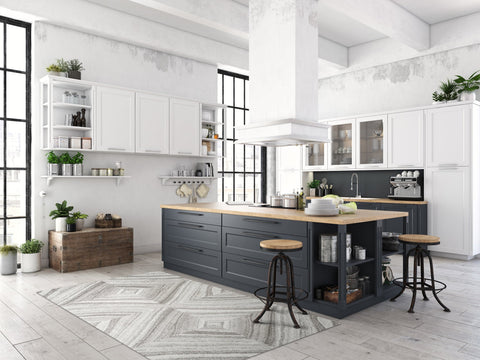 Sable Cream Grey Shaded Paragon Rug by Kalora Interiors