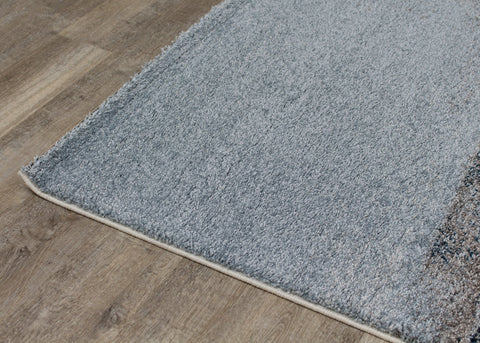 Sable Blue Cream Misty River Rug by Kalora Interiors