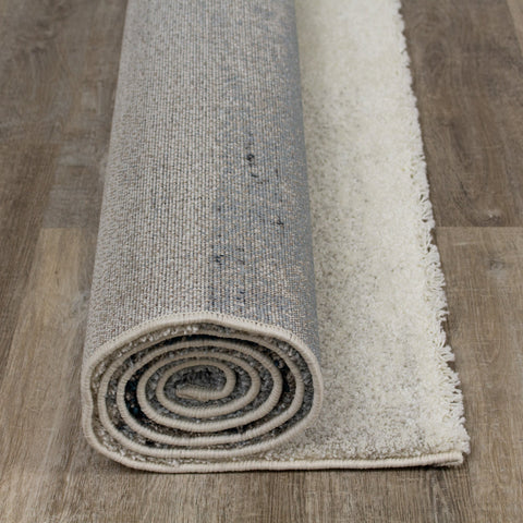 Sable Blue Cream Misty River Rug by Kalora Interiors