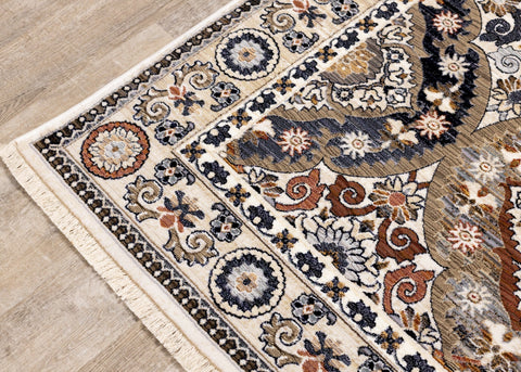 Samira Traditional Border Rug by Kalora Interiors