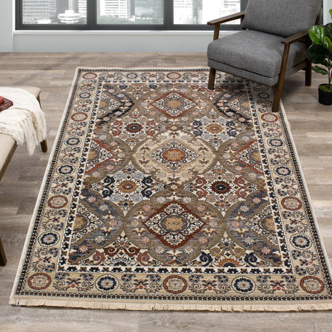 Samira Traditional Border Rug by Kalora Interiors