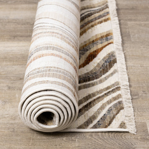 Samira Curvy Waves Rug by Kalora Interiors