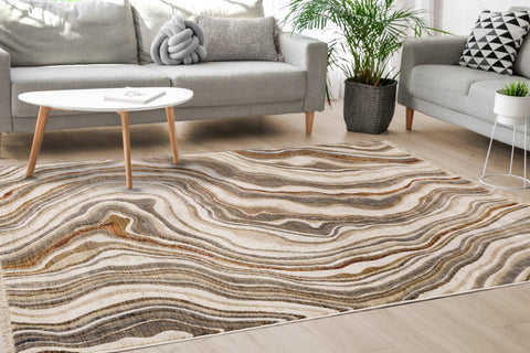 Samira Curvy Waves Rug by Kalora Interiors
