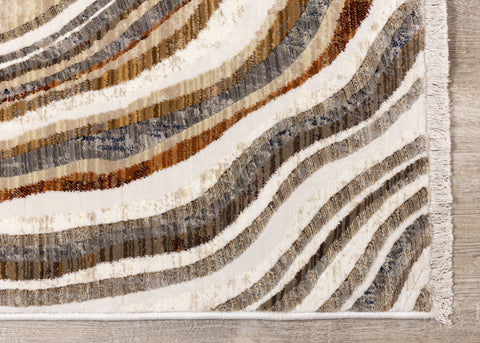 Samira Curvy Waves Rug by Kalora Interiors