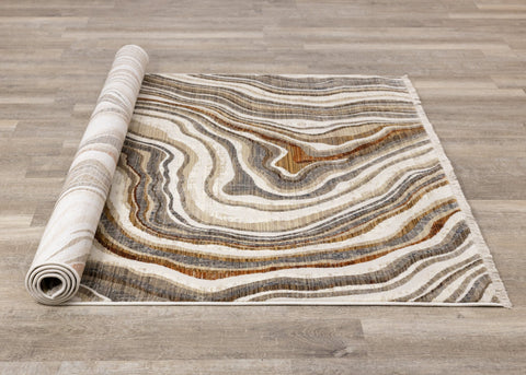 Samira Curvy Waves Rug by Kalora Interiors