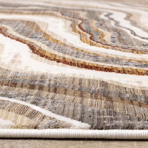 Samira Curvy Waves Rug by Kalora Interiors