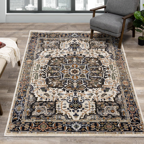 Samira Medallion Tribal Rug by Kalora Interiors