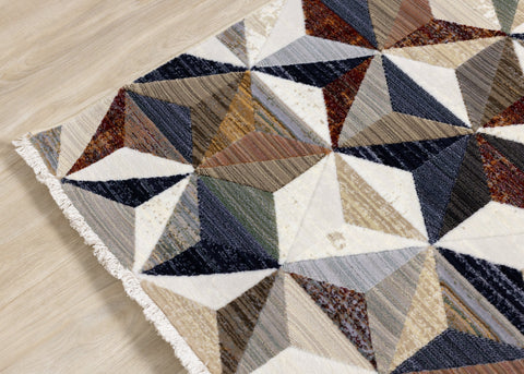 Samira Geometric Star Rug by Kalora Interiors