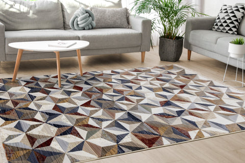 Samira Geometric Star Rug by Kalora Interiors