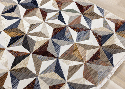 Samira Geometric Star Rug by Kalora Interiors