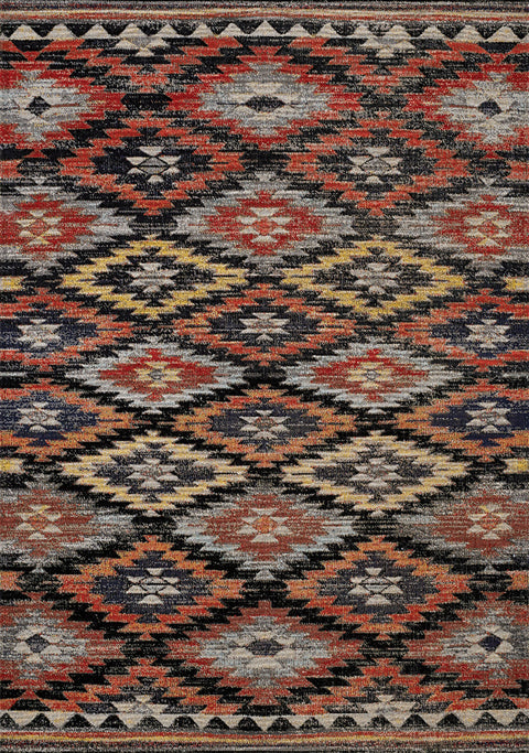 Sara B416_0696 Bright Southwest Tribal Area Rug by Kalora Interiors