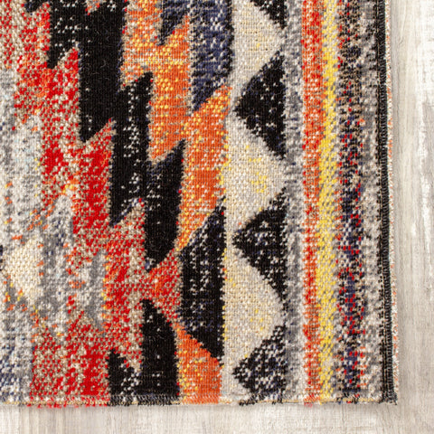 Sara B416_0696 Bright Southwest Tribal Area Rug by Kalora Interiors