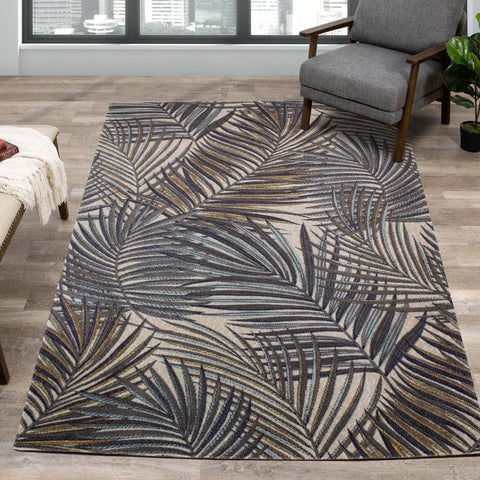 Sara Palm Branch Rug by Kalora Interiors