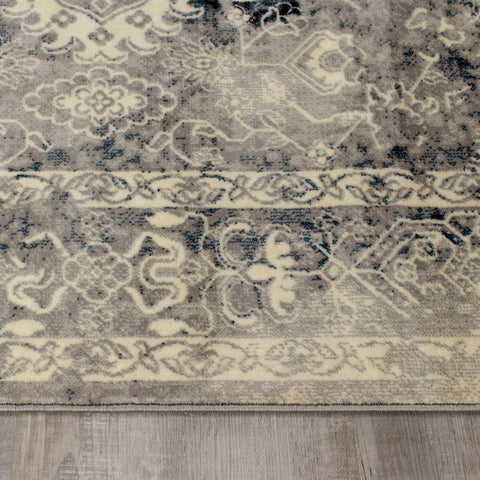 Sidra B850_2747 Transitional Blue Oriental Style Area Rug by Kalora Interiors