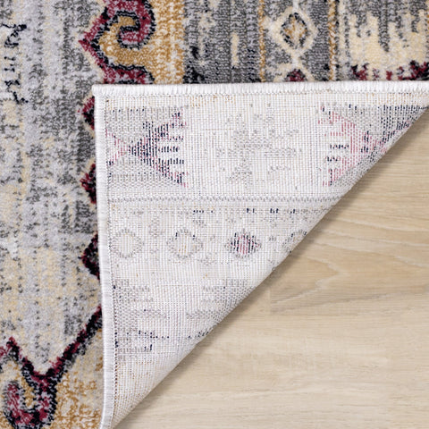 Sidra Grey Blue Transitional Soft Touch Rug by Kalora Interiors