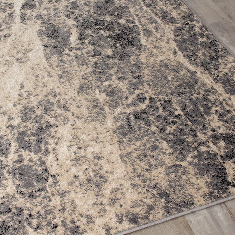 Siecle 16100_613 Cream Beige Grey Sandstorm Area Rug by Novelle Home