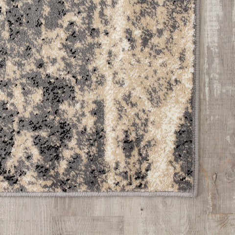 Siecle 16100_613 Cream Beige Grey Sandstorm Area Rug by Novelle Home