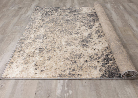 Siecle 16100_613 Cream Beige Grey Sandstorm Area Rug by Novelle Home