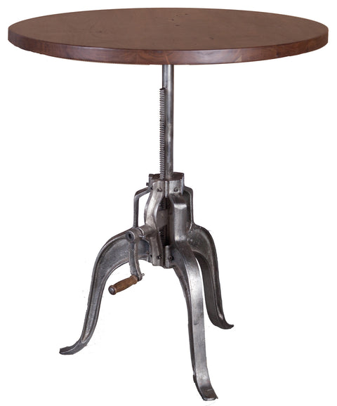 Verde Bistro Pub Table | Dark Walnut Gloss | by LH Imports